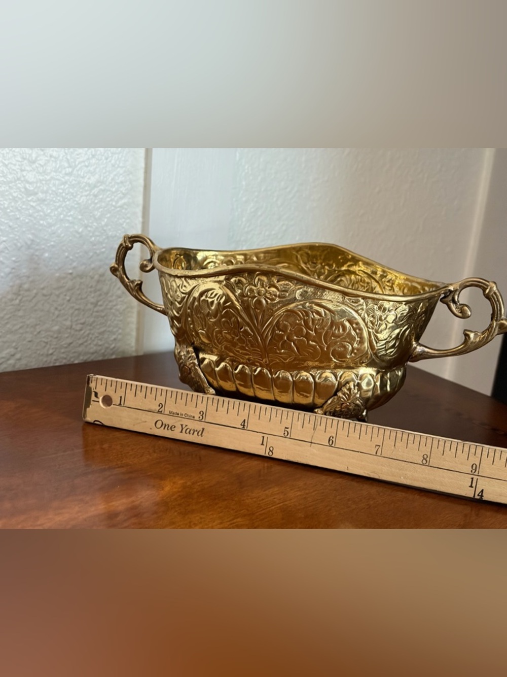 Vintage Brass Planters 2 Pieces - Picture 11 of 15
